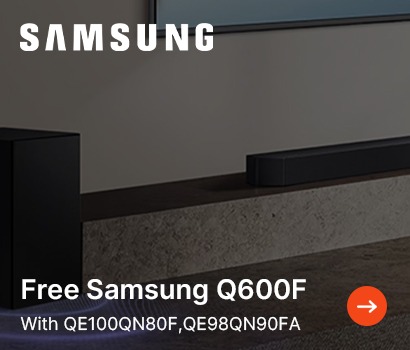 Free Q600F Soundbar wbw selected TVs