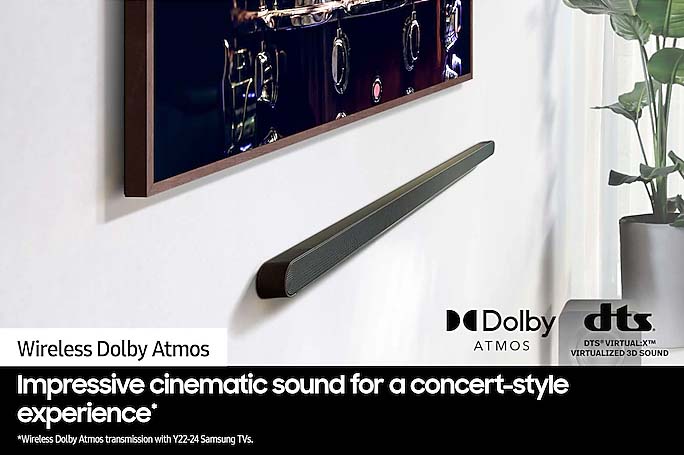 Wireless Dolby Atmos - Impressive cinematic sound for a concert-style experience.